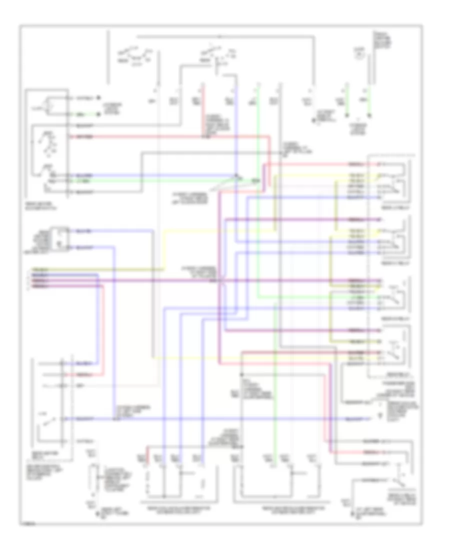 Manual A C Wiring Diagram Rear A C 2 of 2 for Toyota Sienna CE 2003