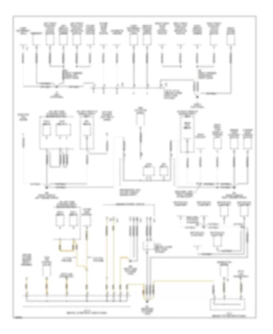 Ground Distribution Wiring Diagram 1 of 3 for Toyota Sienna CE 2003
