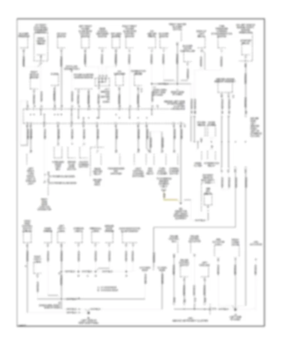 Ground Distribution Wiring Diagram 2 of 3 for Toyota Sienna CE 2003