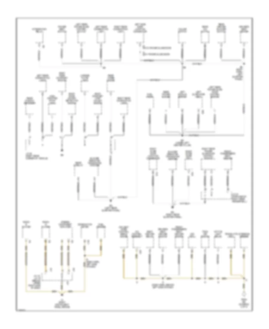 Ground Distribution Wiring Diagram 3 of 3 for Toyota Sienna CE 2003
