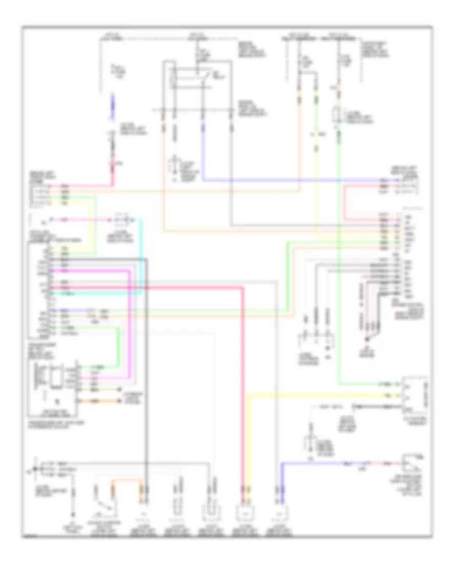 Immobilizer Wiring Diagram, without Smart Key System for Toyota Avalon Limited 2012