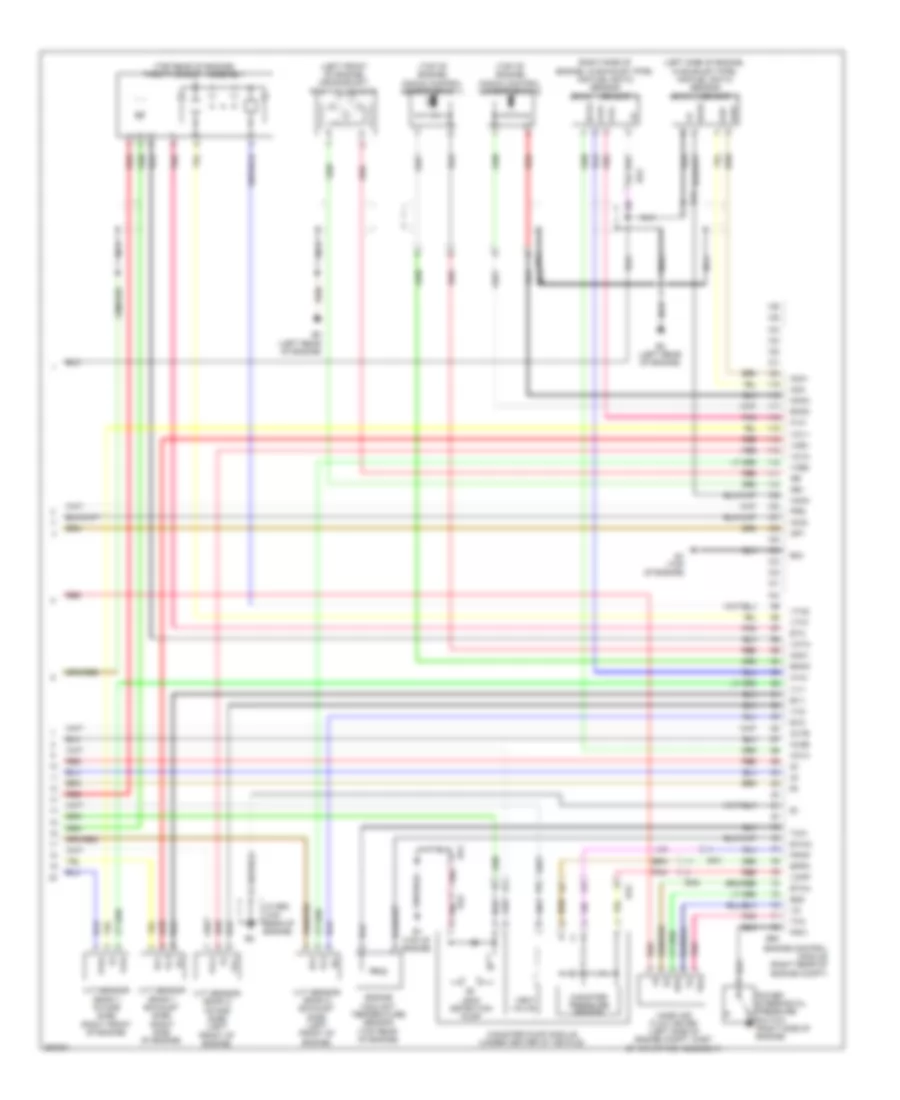 3.5L, Engine Performance Wiring Diagram (5 of 5) for Toyota Avalon Limited 2012