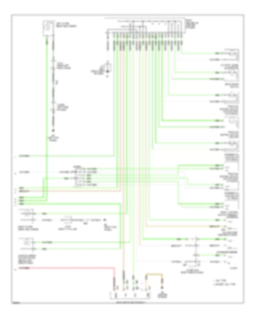 Instrument Illumination Wiring Diagram 2 of 2 for Toyota FJ Cruiser 2014