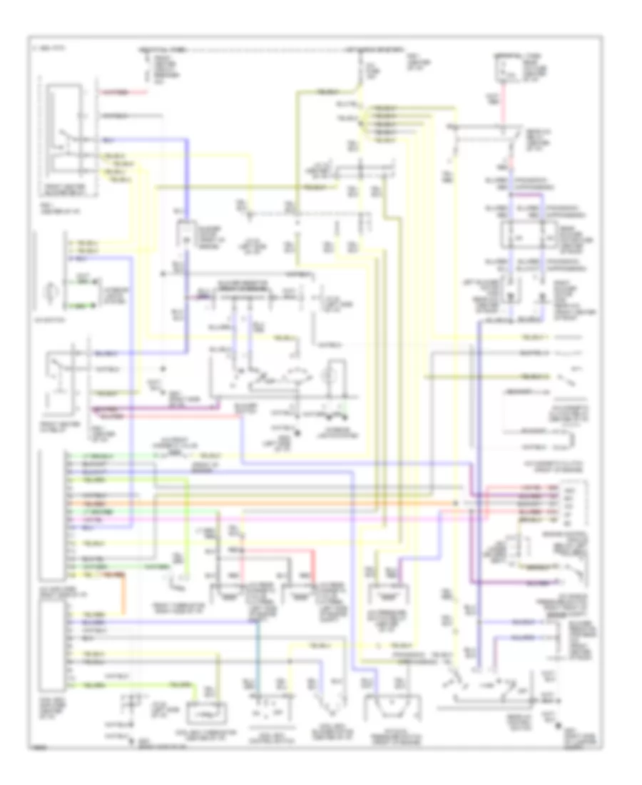 A C Wiring Diagram for Toyota Previa DX 1996