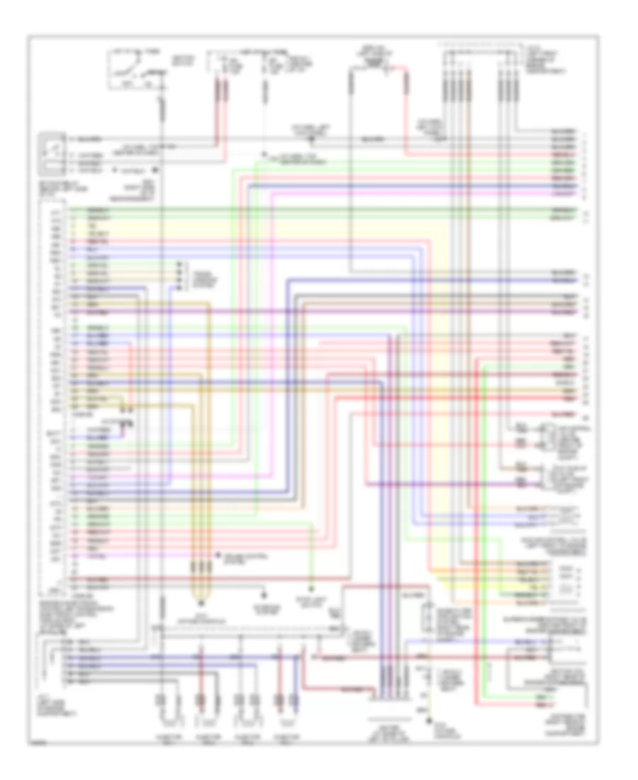 2 4L SC Engine Performance Wiring Diagrams 1 of 3 for Toyota Previa DX 1996