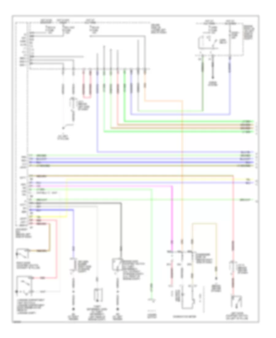 Forced Entry Wiring Diagram Convertible 1 of 2 for Toyota Camry Solara SE 2008