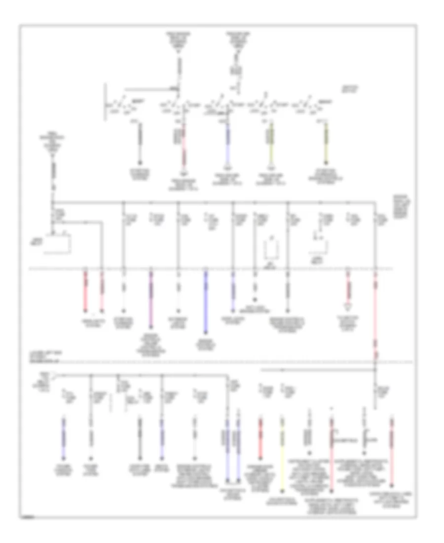 Power Distribution Wiring Diagram (2 of 2) for Toyota Camry Solara SE 2008