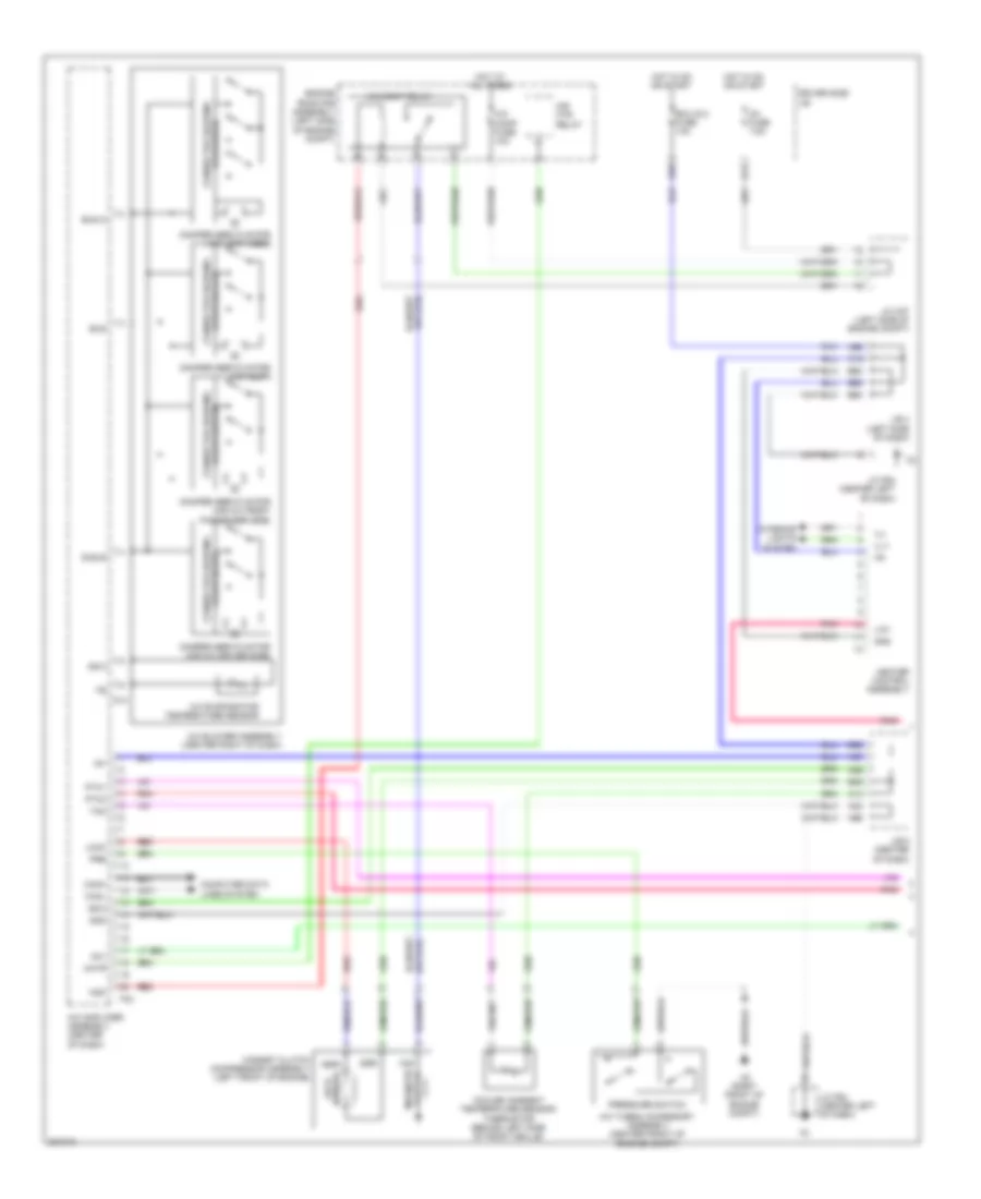 Automatic AC Wiring Diagram (1 of 2) for Toyota 4Runner Trail 2010