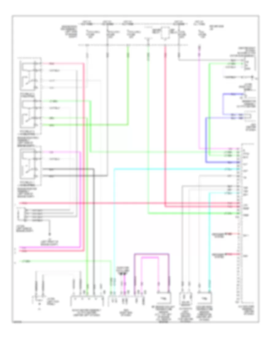 Automatic AC Wiring Diagram (2 of 2) for Toyota 4Runner Trail 2010