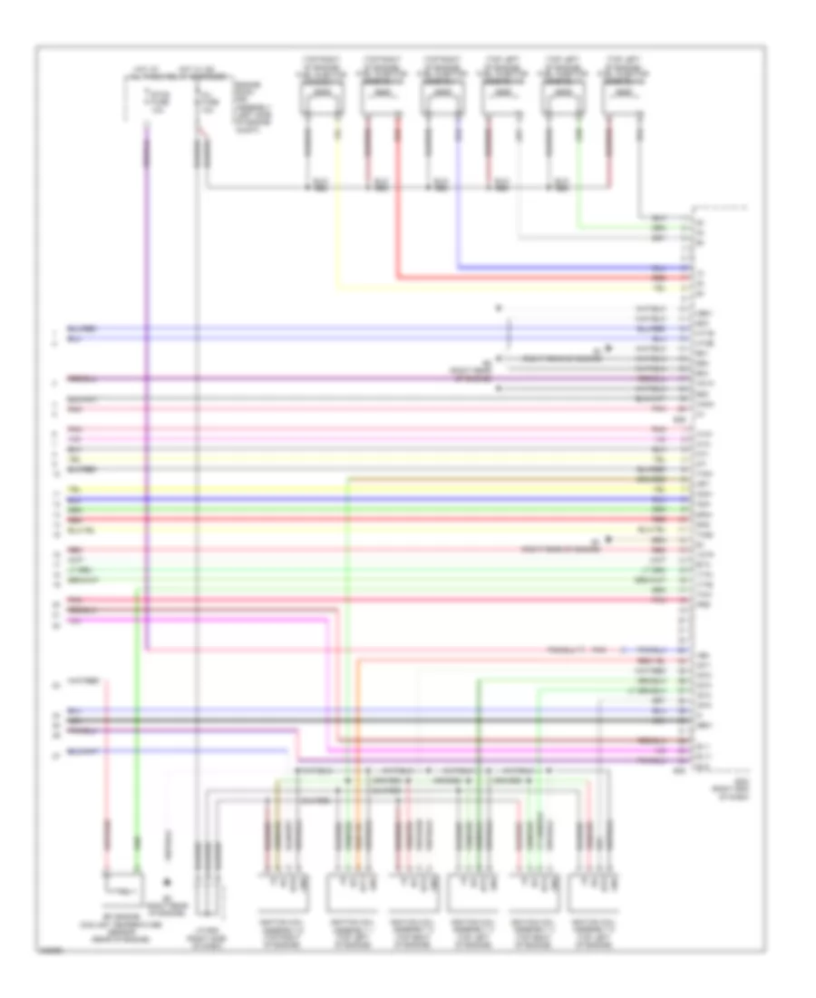 4.0L, Engine Performance Wiring Diagram (6 of 6) for Toyota 4Runner Trail 2010