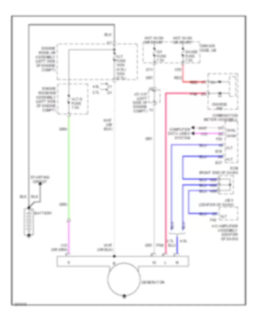 Charging Wiring Diagram for Toyota 4Runner Trail 2010