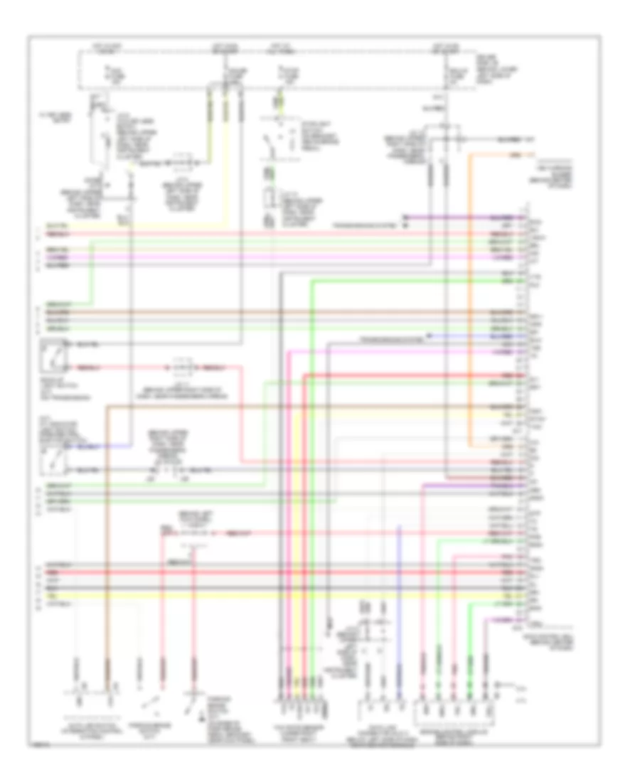 Anti-lock Brakes Wiring Diagram, AccessStandard Cab withVSC (3 of 3) for Toyota Tundra Limited 2004