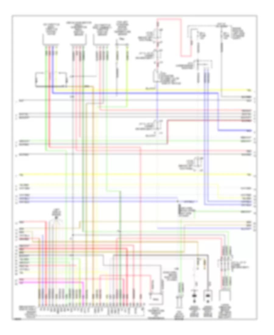 3.4L, Engine Performance Wiring Diagram (3 of 4) for Toyota Tundra Limited 2004