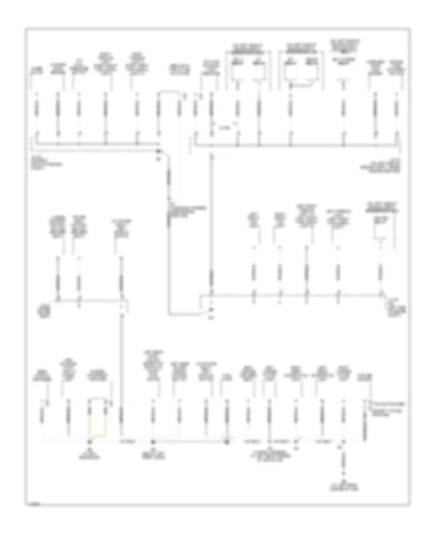 Ground Distribution Wiring Diagram, Double Cab (1 of 3) for Toyota Tundra Limited 2004