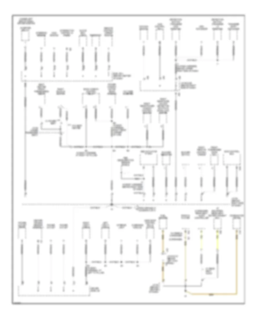 Ground Distribution Wiring Diagram, Double Cab (3 of 3) for Toyota Tundra Limited 2004