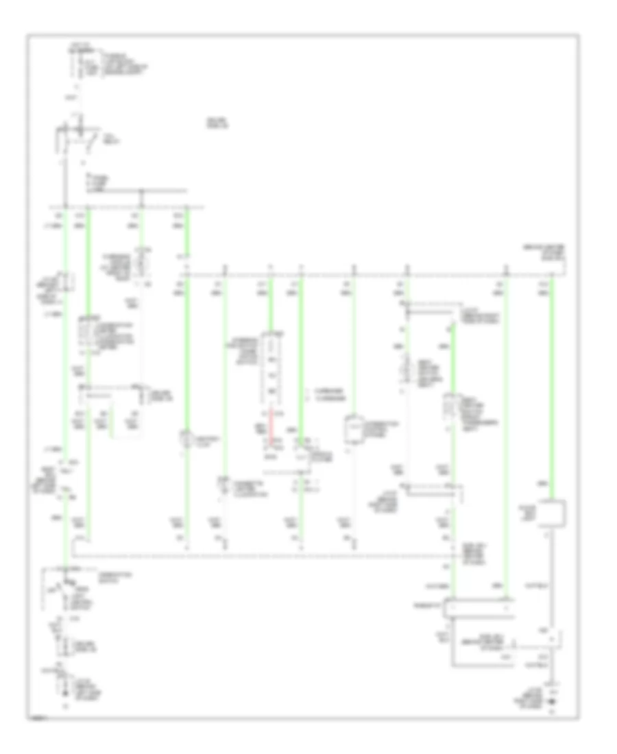 Instrument Illumination Wiring Diagram, Double Cab for Toyota Tundra Limited 2004