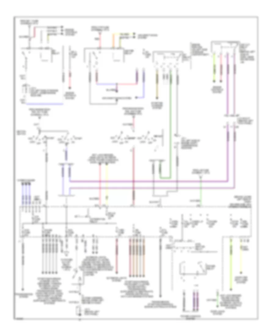 Power Distribution Wiring Diagram, AccessStandard Cab (2 of 2) for Toyota Tundra Limited 2004