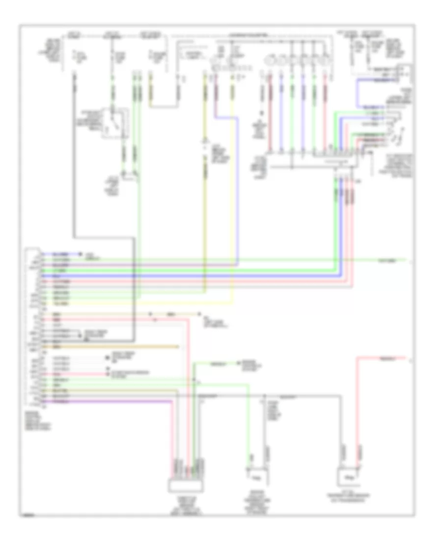 4.7L, AT Wiring Diagram, AccessStandard Cab (1 of 2) for Toyota Tundra Limited 2004