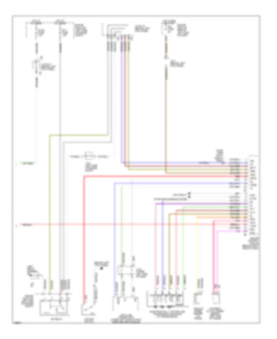 4.7L, AT Wiring Diagram, AccessStandard Cab (2 of 2) for Toyota Tundra Limited 2004