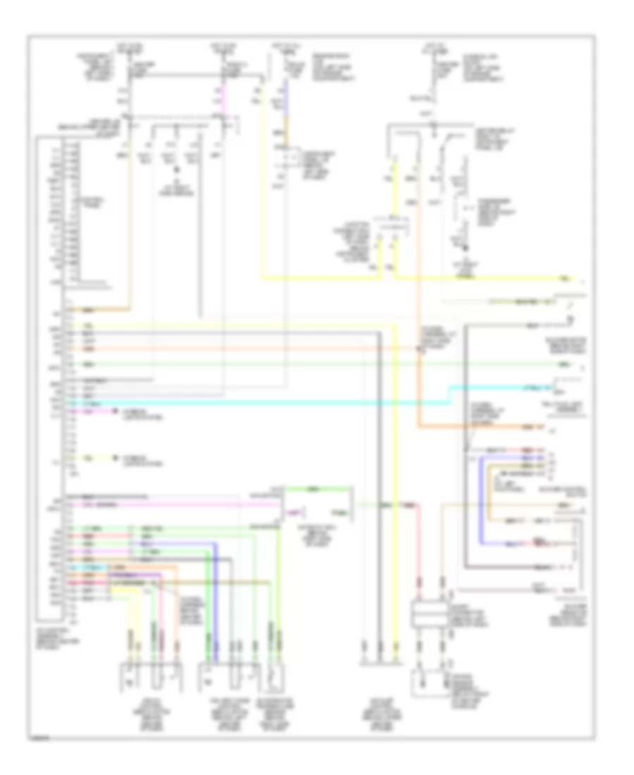 2.4L, Manual AC Wiring Diagram, Except Hybrid (1 of 2) for Toyota Highlander Limited 2006