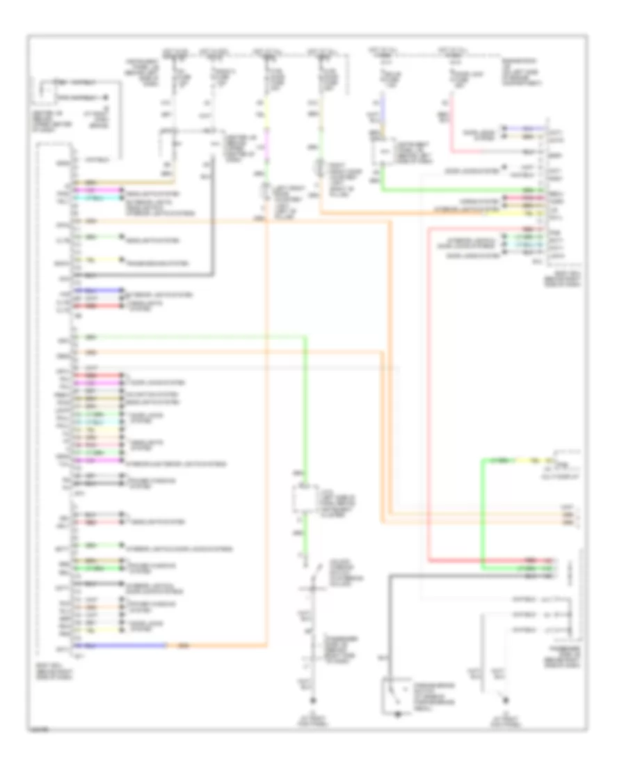 Body Control Modules Wiring Diagram Except Hybrid 1 of 2 for Toyota Highlander Limited 2006