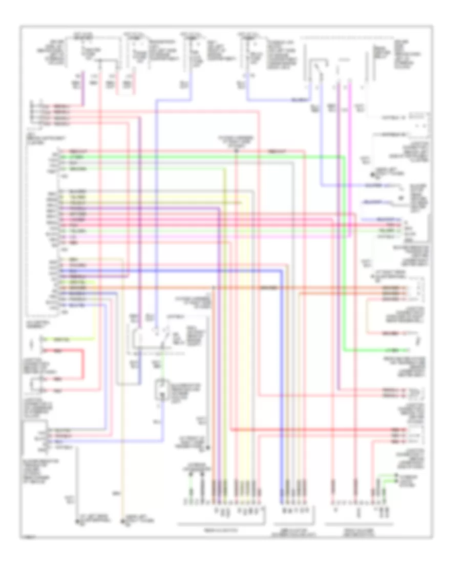 Automatic AC Wiring Diagram, Rear AC for Toyota Sienna LE 2003