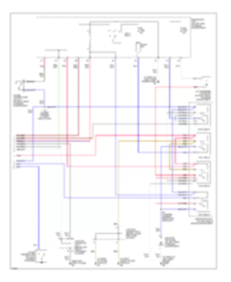 Manual AC Wiring Diagram, with Towing Package (2 of 2) for Toyota Sienna LE 2003