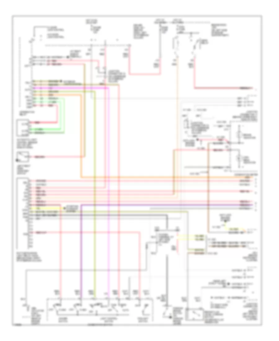 Headlights Wiring Diagram 1 of 2 for Toyota Sienna LE 2003
