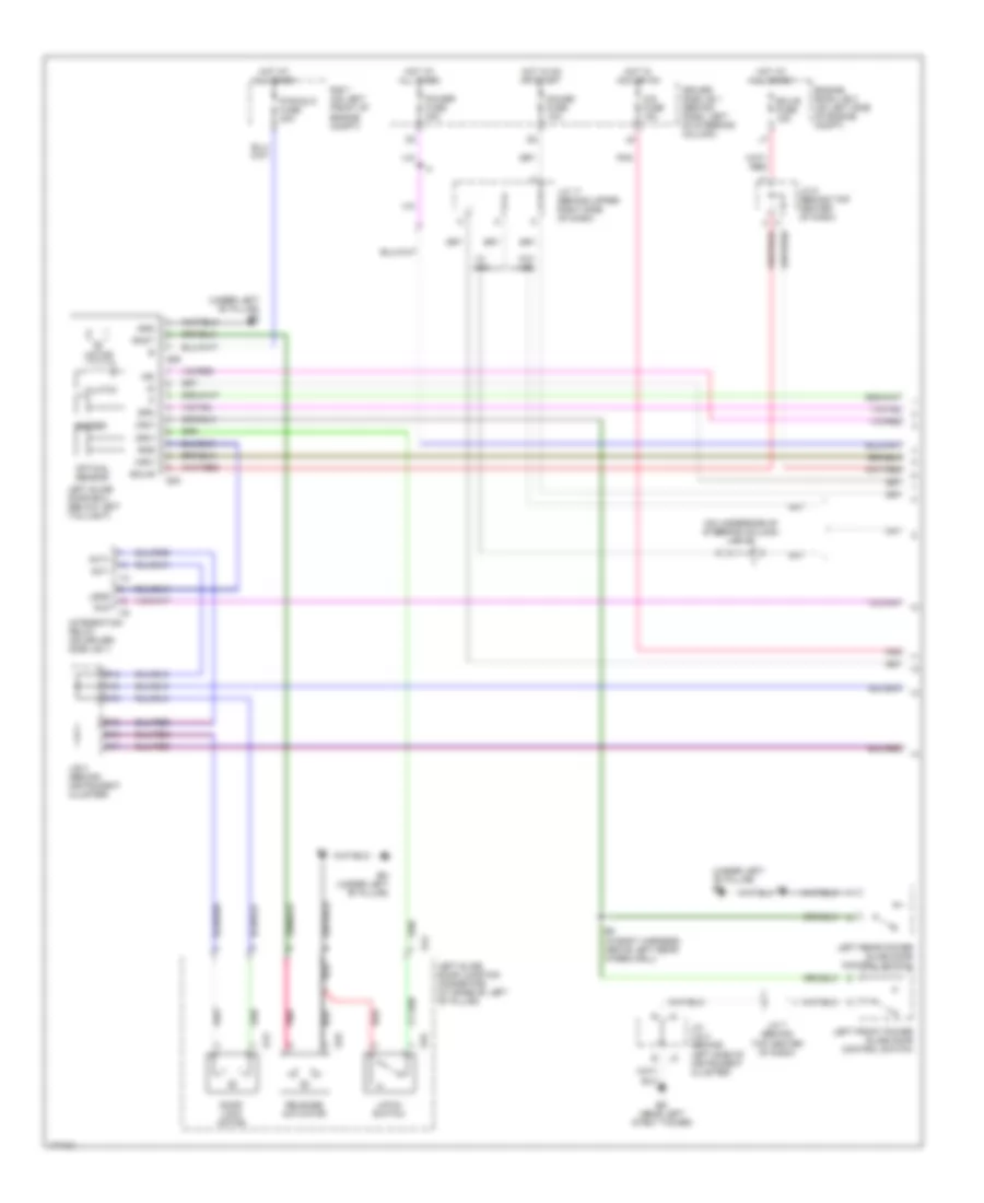 Power Sliding Door Wiring Diagram 1 of 2 for Toyota Sienna LE 2003
