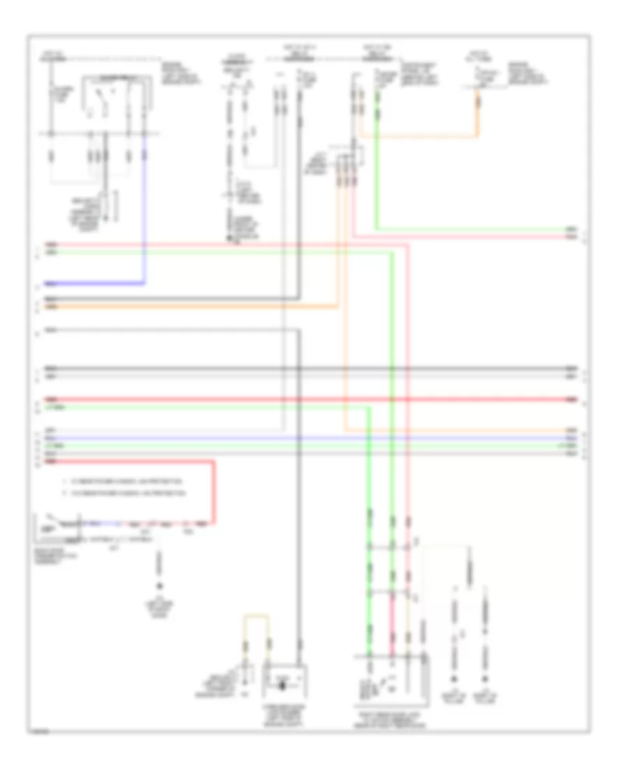 Forced Entry Wiring Diagram Except Hybrid without Smart Key System 3 of 4 for Toyota Highlander Hybrid Limited 2014