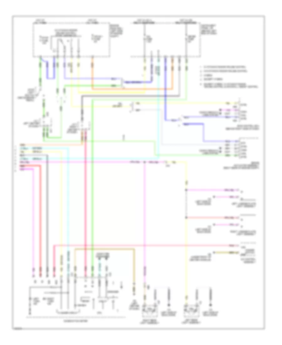 Exterior Lamps Wiring Diagram 2 of 2 for Toyota Highlander Hybrid Limited 2014