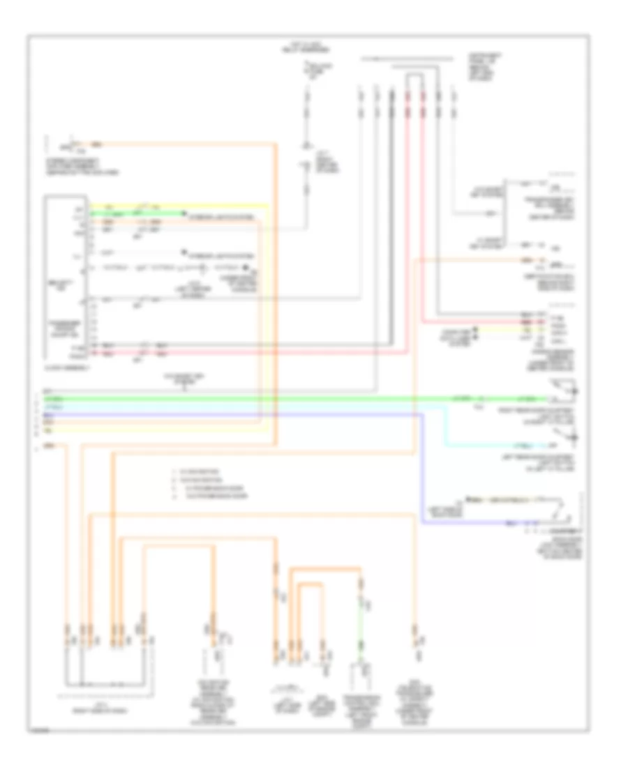 Instrument Cluster Wiring Diagram, Except Hybrid (3 of 3) for Toyota Highlander Hybrid Limited 2014