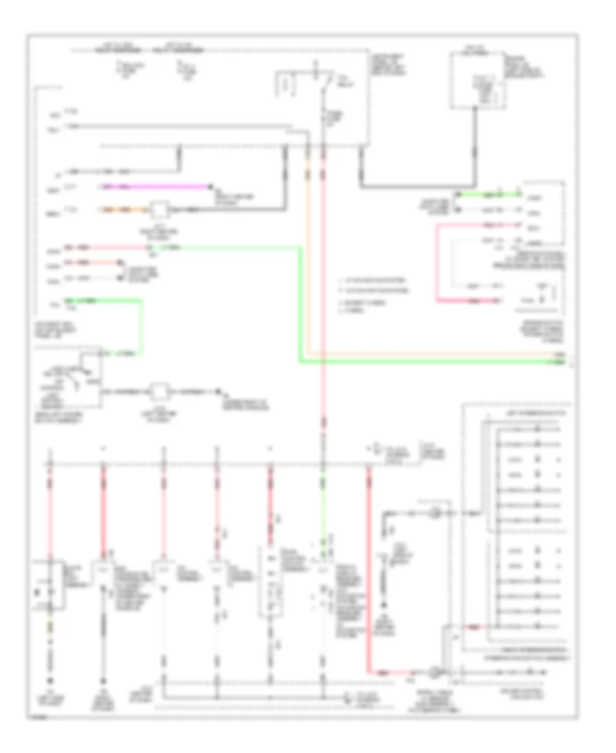 Instrument Illumination Wiring Diagram (1 of 3) for Toyota Highlander Hybrid Limited 2014