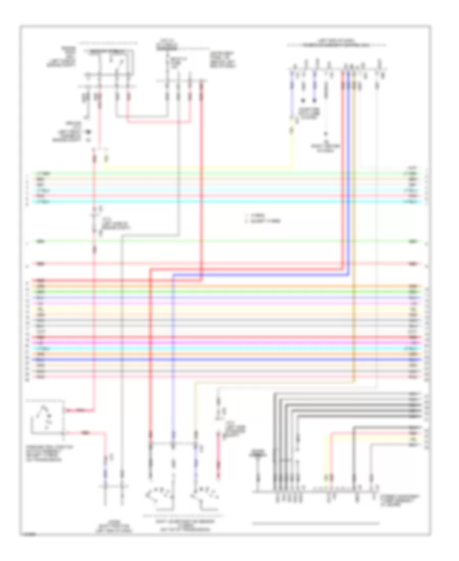 Navigation Wiring Diagram 12 Speakers 2 of 7 for Toyota Highlander Hybrid Limited 2014