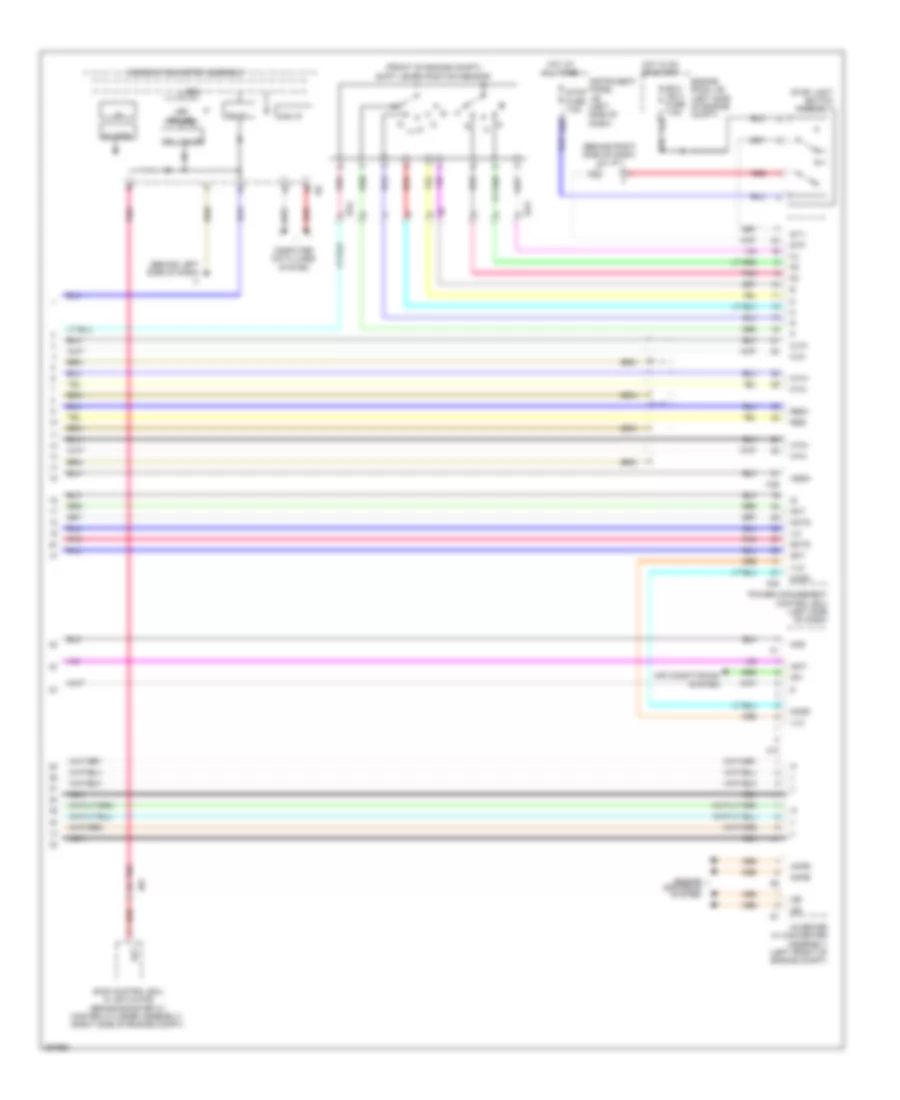 2.5L Hybrid, Transmission Wiring Diagram (2 of 2) for Toyota Camry 2012