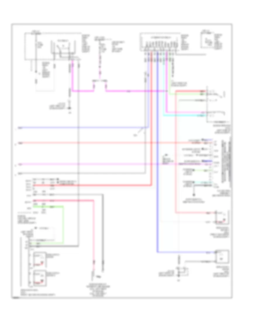 Automatic A C Wiring Diagram Except Hybrid 3 of 3 for Toyota Camry 2012