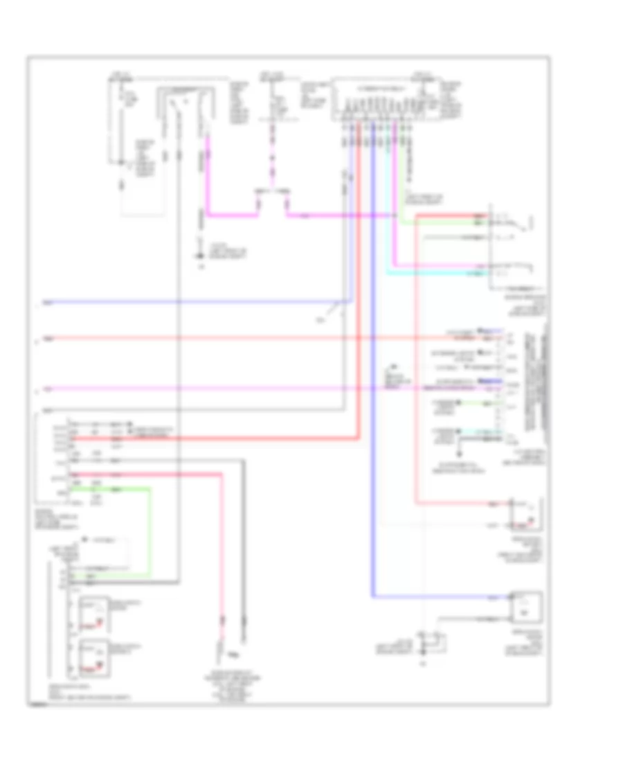 Manual A C Wiring Diagram 3 of 3 for Toyota Camry 2012