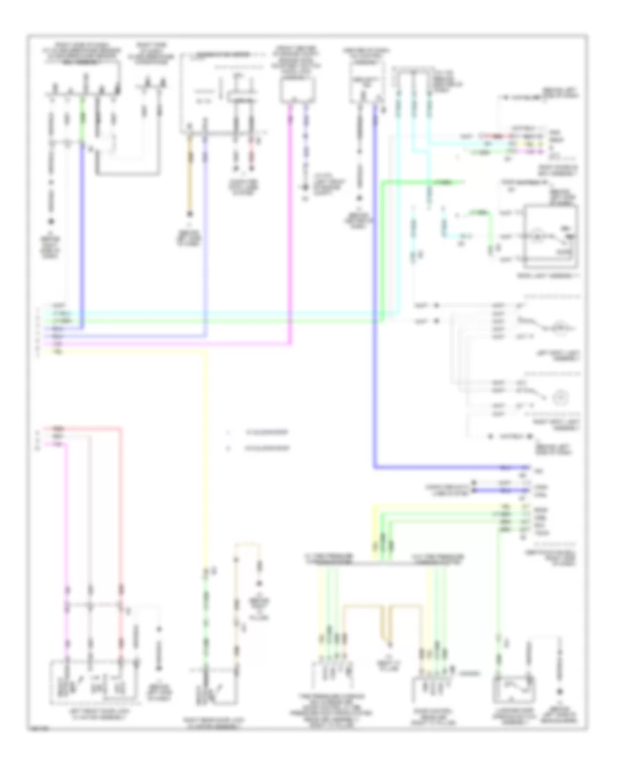 Forced Entry Wiring Diagram Hybrid 2 of 2 for Toyota Camry 2012