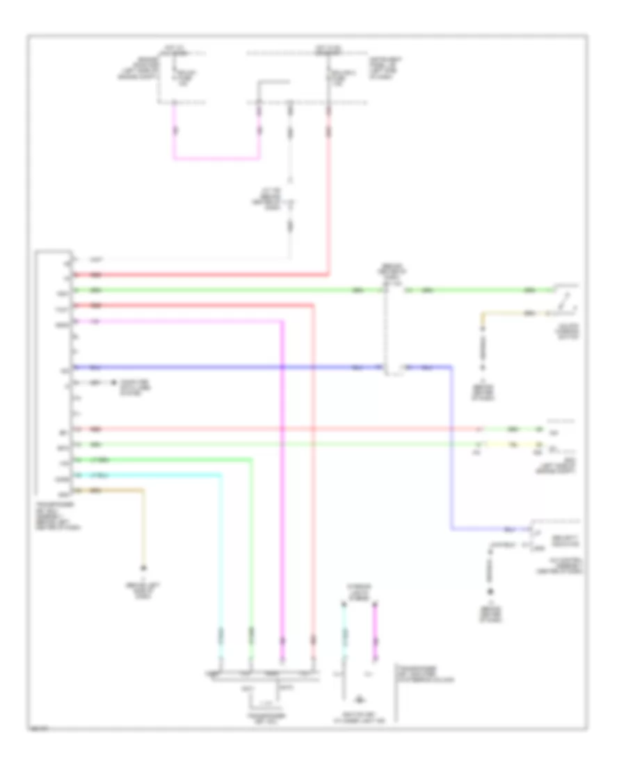 Immobilizer Wiring Diagram, Except Hybrid without Smart Key System for Toyota Camry 2012