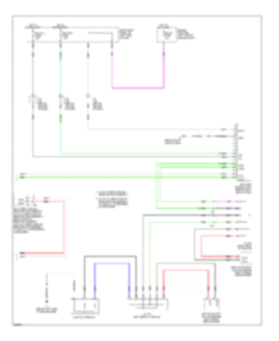 Computer Data Lines Wiring Diagram Except Hybrid 2 of 2 for Toyota Camry 2012