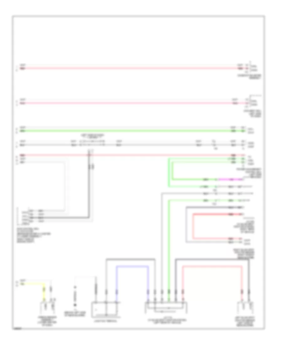 Computer Data Lines Wiring Diagram Hybrid 2 of 2 for Toyota Camry 2012