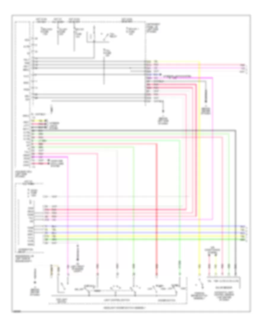 Headlamps Wiring Diagram, Hybrid (1 of 2) for Toyota Camry 2012