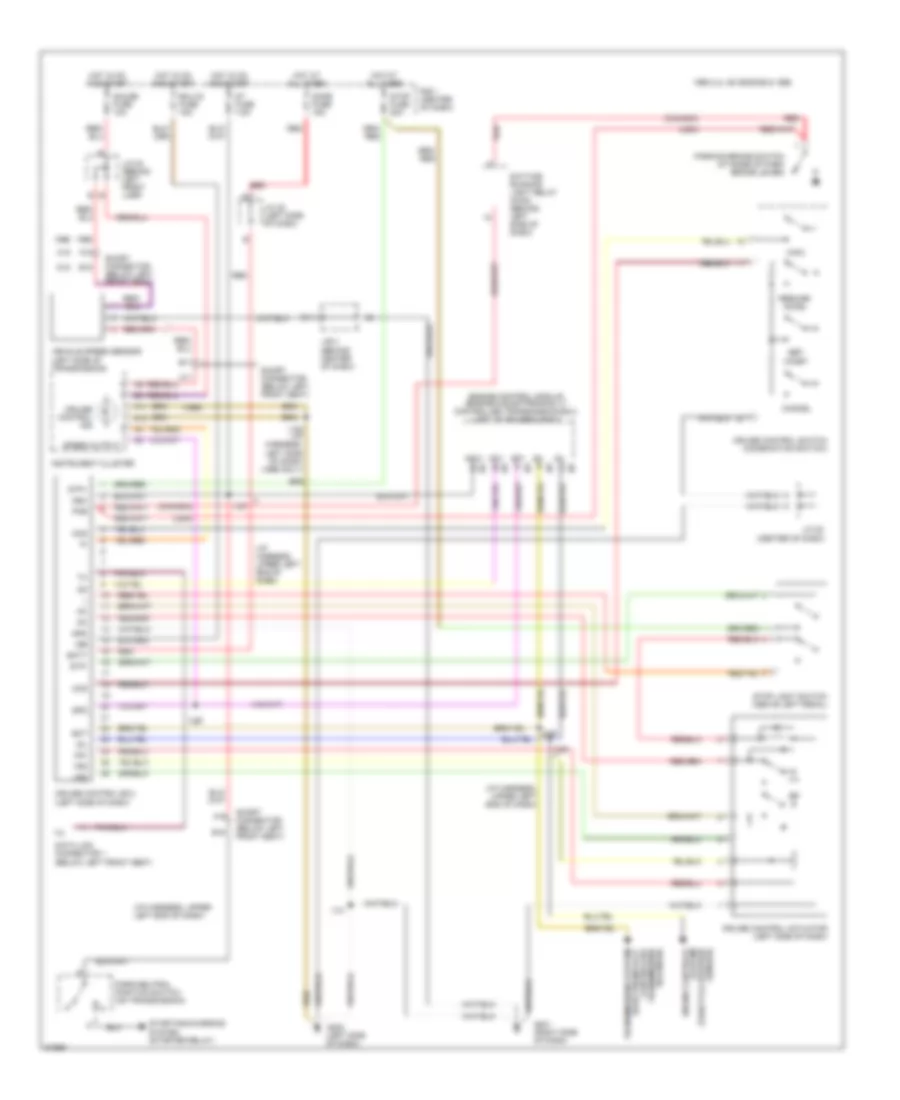 2.4L, Cruise Control Wiring Diagram for Toyota Previa LE 1996