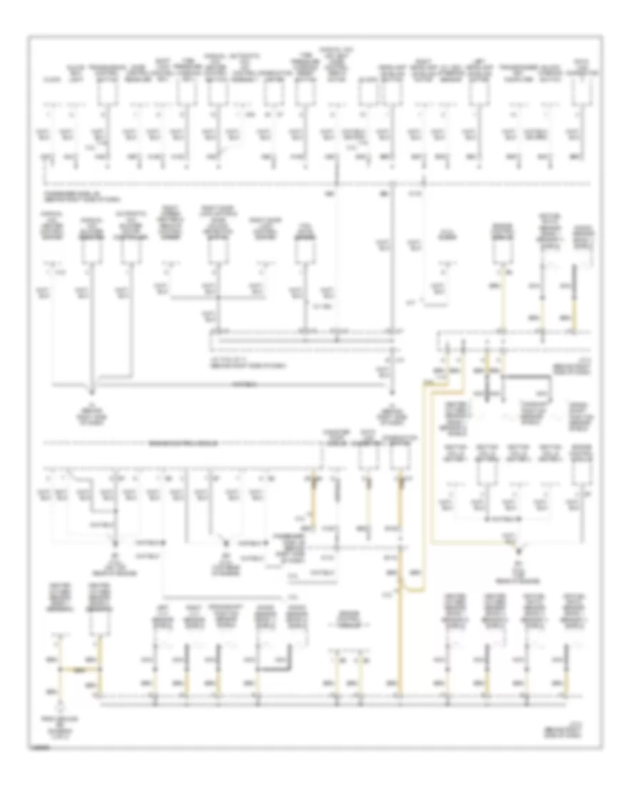 Ground Distribution Wiring Diagram 3 of 3 for Toyota Camry Solara SLE 2008