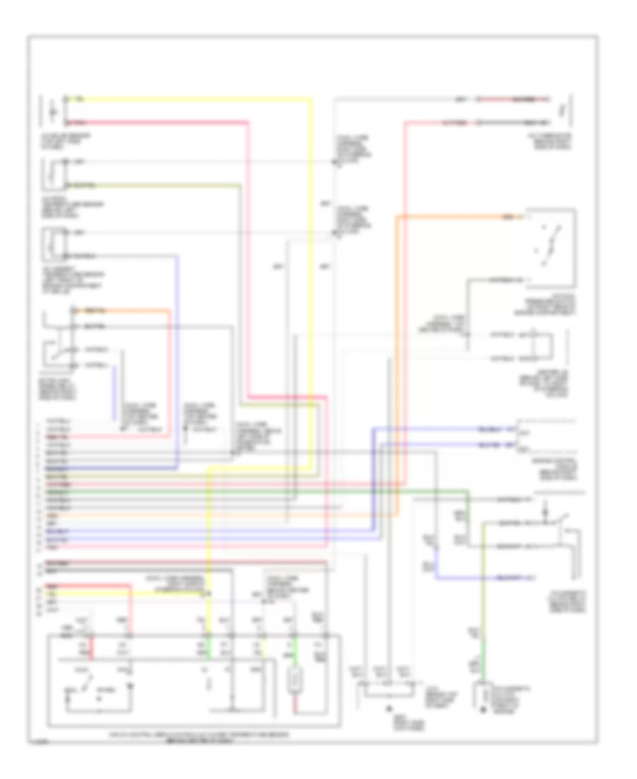 Automatic A C Wiring Diagram 2 of 2 for Toyota 4Runner 2000