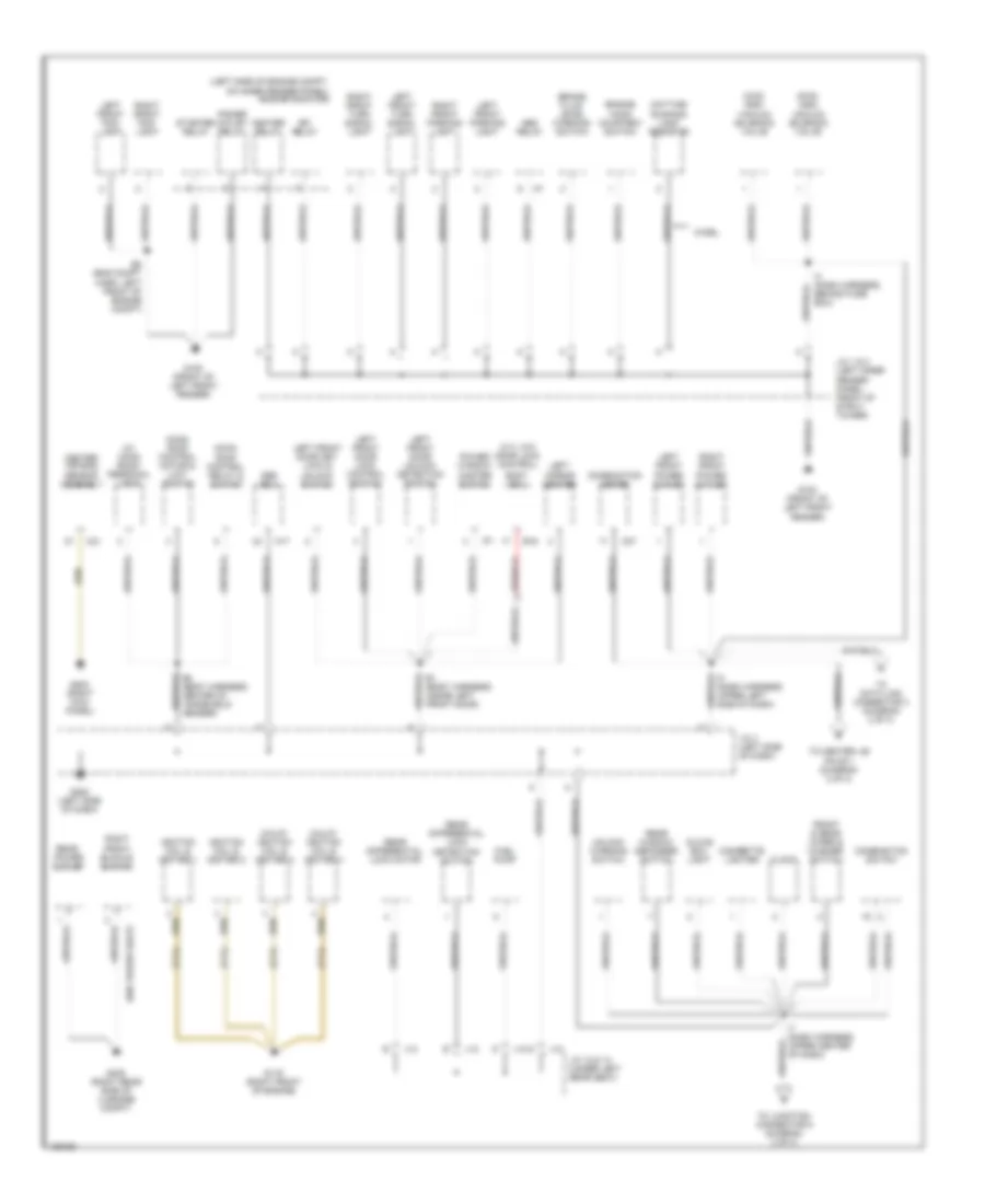 Ground Distribution Wiring Diagram 1 of 3 for Toyota 4Runner 2000