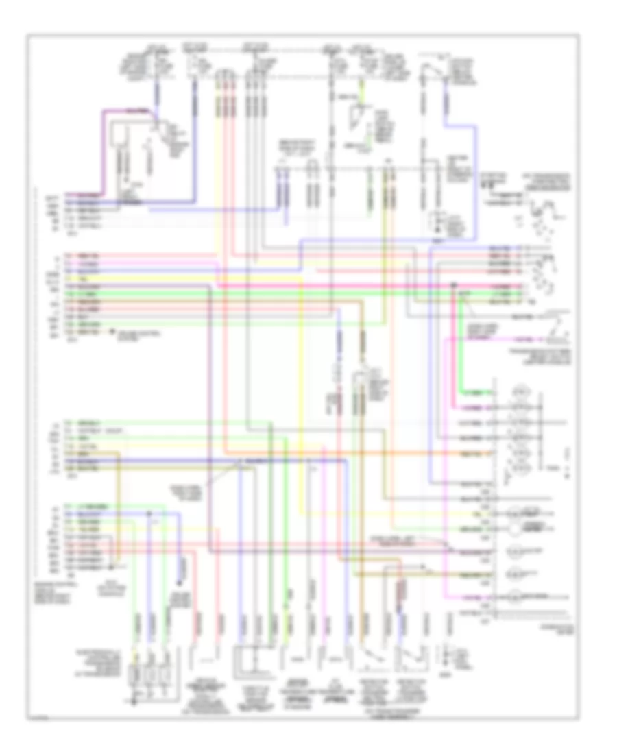 3 4L A T Wiring Diagram for Toyota 4Runner 2000