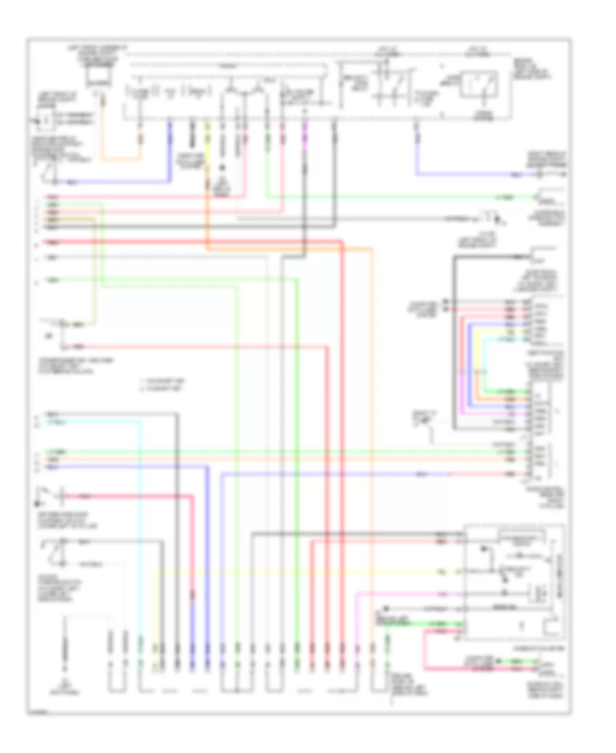 Forced Entry Wiring Diagram 2 of 2 for Toyota Avalon Limited 2010