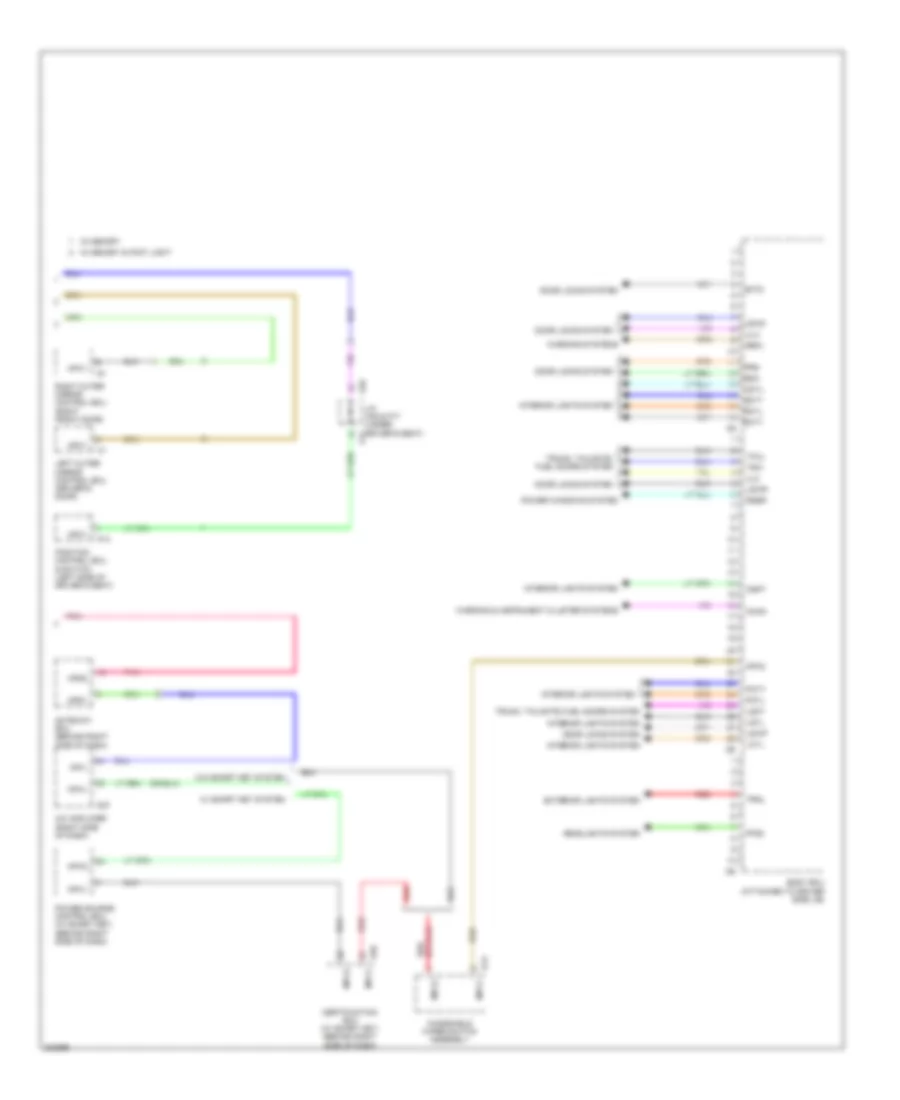 Body Control Modules Wiring Diagram (2 of 2) for Toyota Avalon Limited 2010