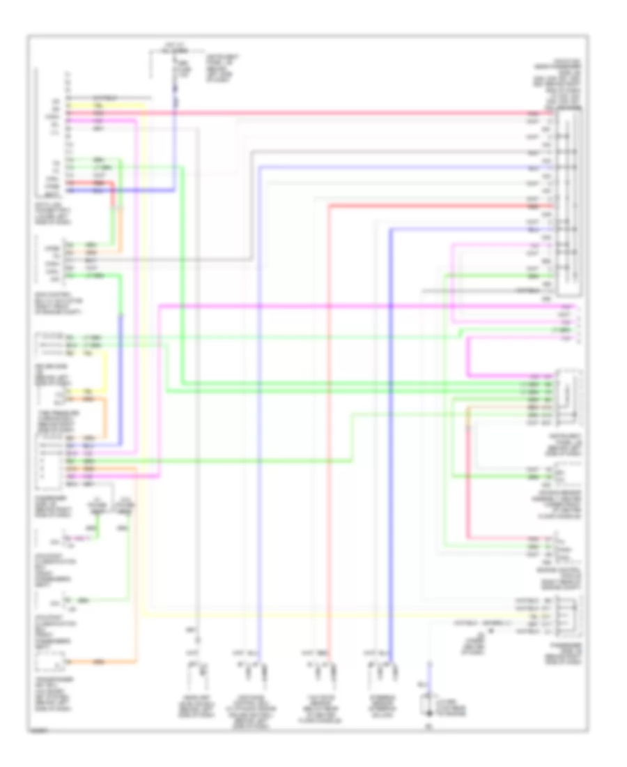 Computer Data Lines Wiring Diagram 1 of 2 for Toyota Avalon Limited 2010